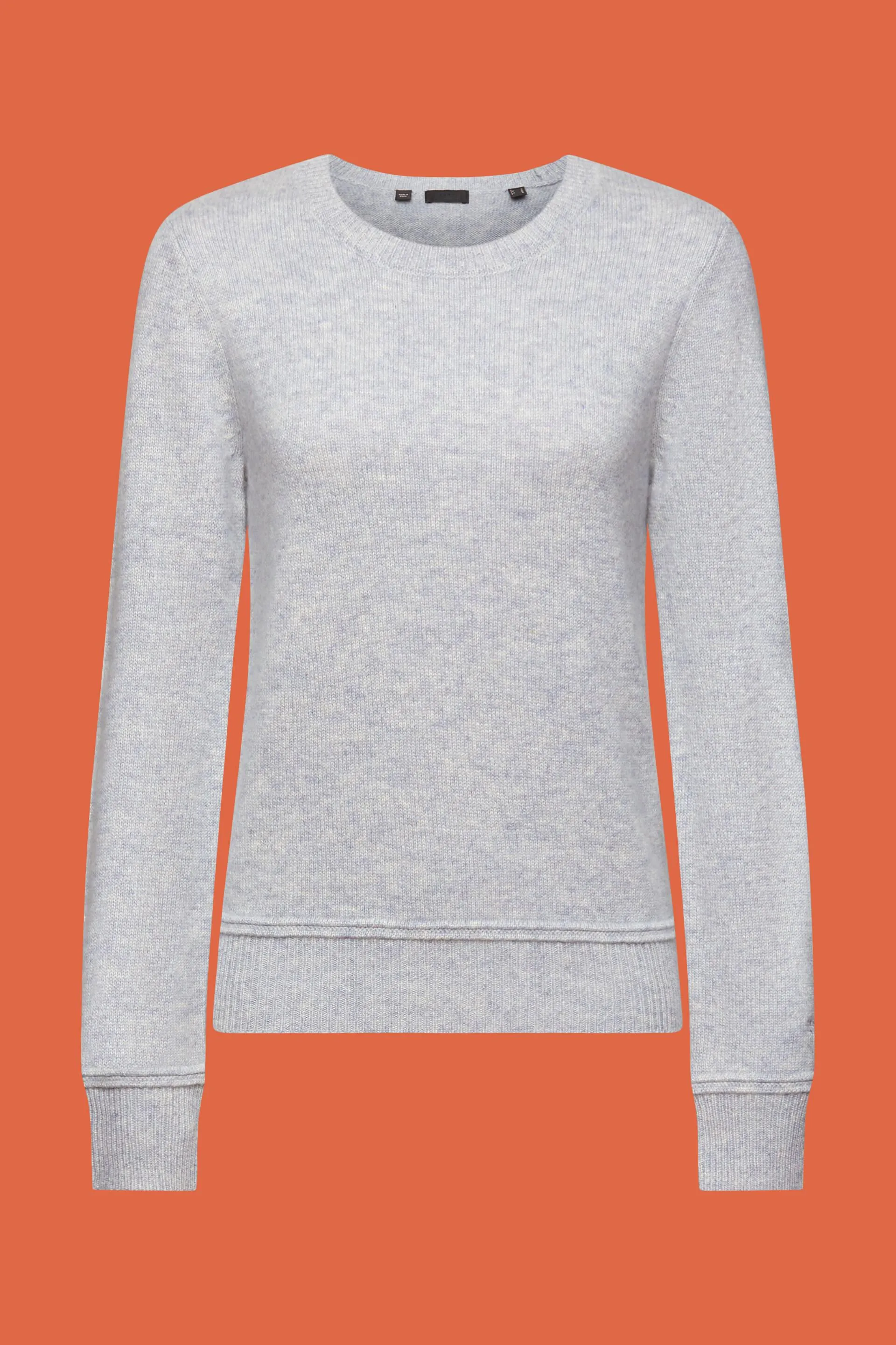 Jersey de cachemir con cuello redondo