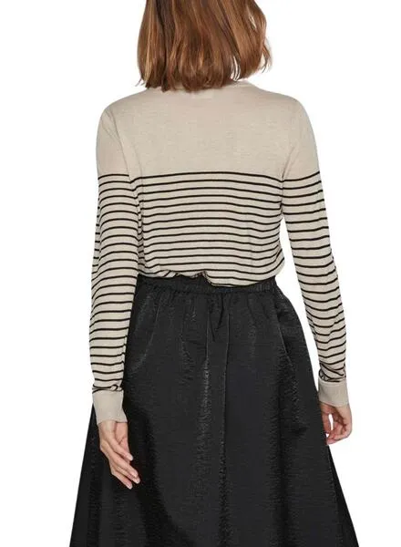 Jersey Vila Bella Beige para Mujer