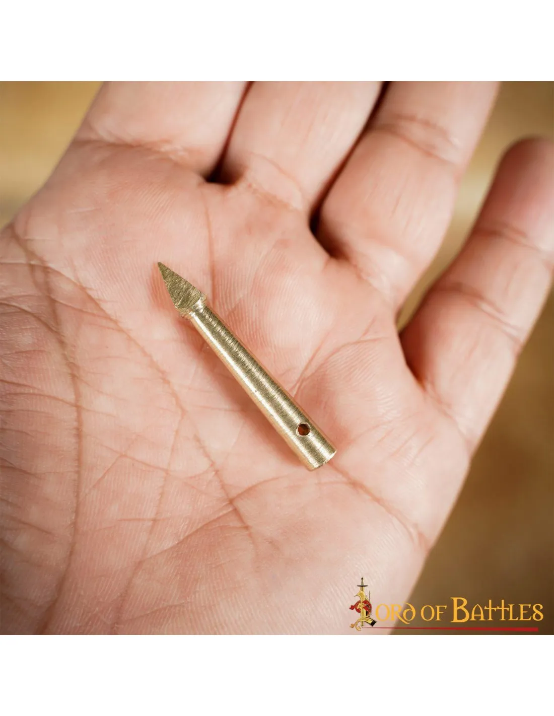 Juego de 10 calas de latón macizo con puntas de corcho