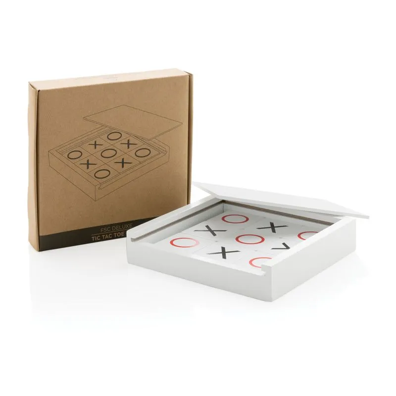 Juego de mesa personalizable tres en raya Tic Tac Toe FSC® Deluxe
