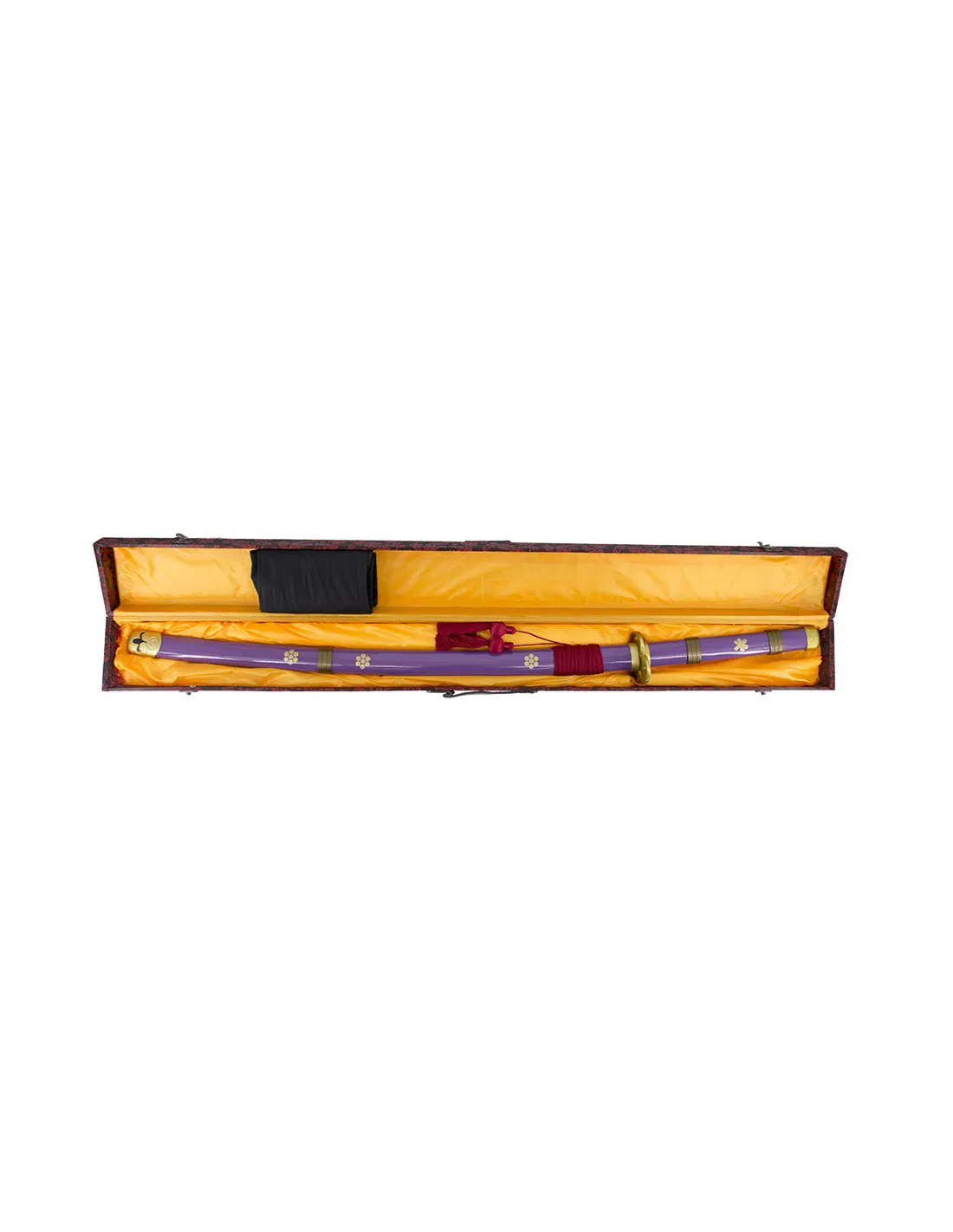 Katana funcional lila Enma de One Piece acero al carbono