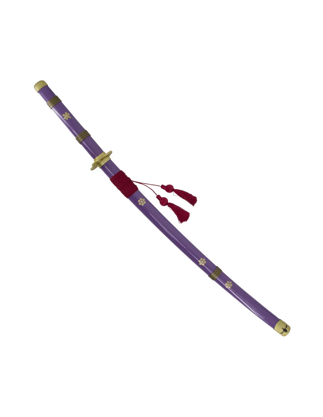 Katana funcional lila Enma de One Piece acero al carbono