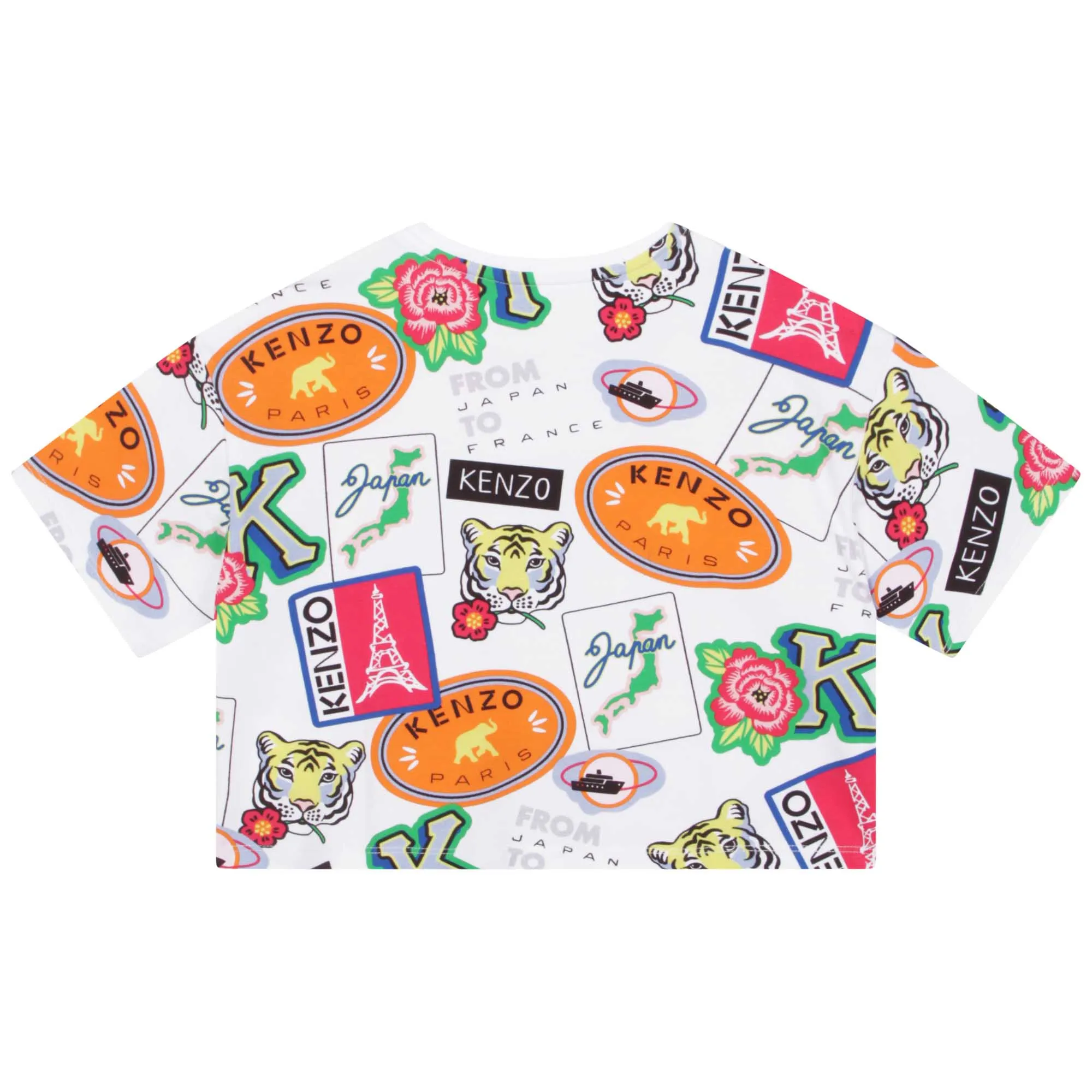 KENZO KIDS Camiseta corta estampada