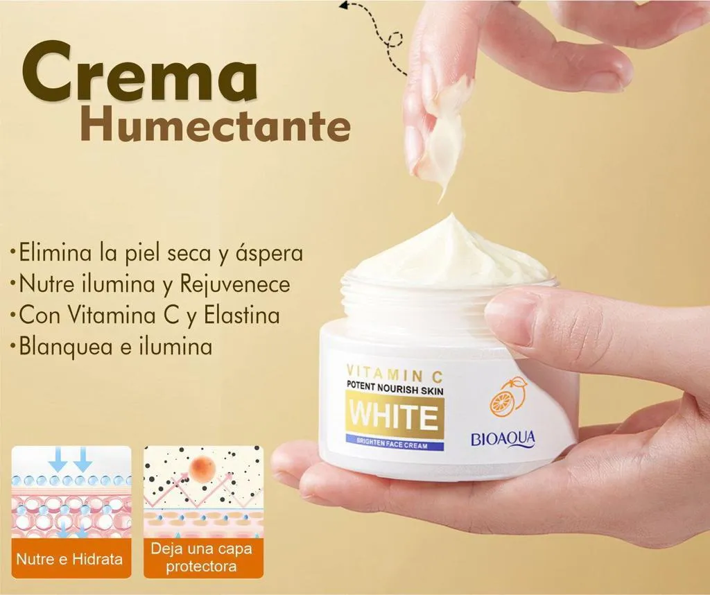 KIT X 5 RUTINA FACIAL ACLARANTE | TRATAMIENTO FACIAL ANTIMANCHAS Y ACLARANTE  BIOAQUA WHITE