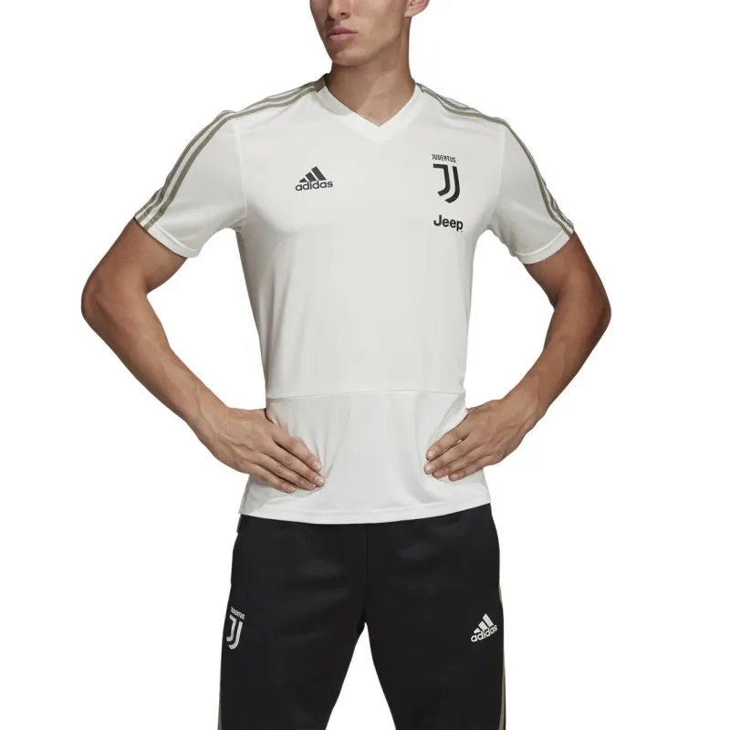 La Juventus jersey de entrenamiento blanco 2018/19 Adidas