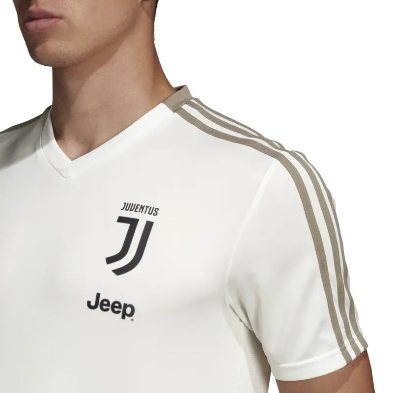 La Juventus jersey de entrenamiento blanco 2018/19 Adidas