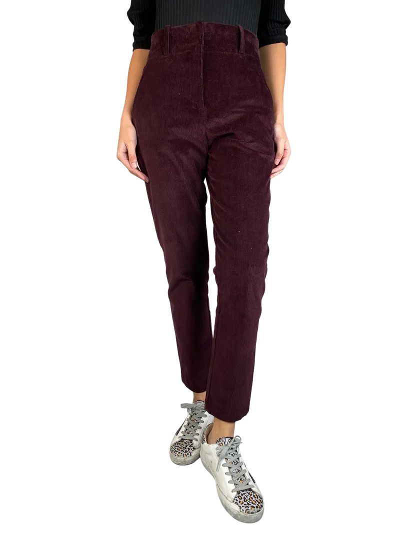 LALALOU Pantalón Etoile Burdeo