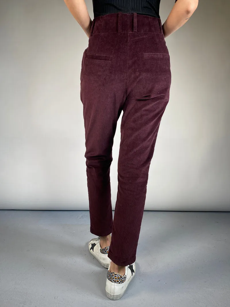 LALALOU Pantalón Etoile Burdeo