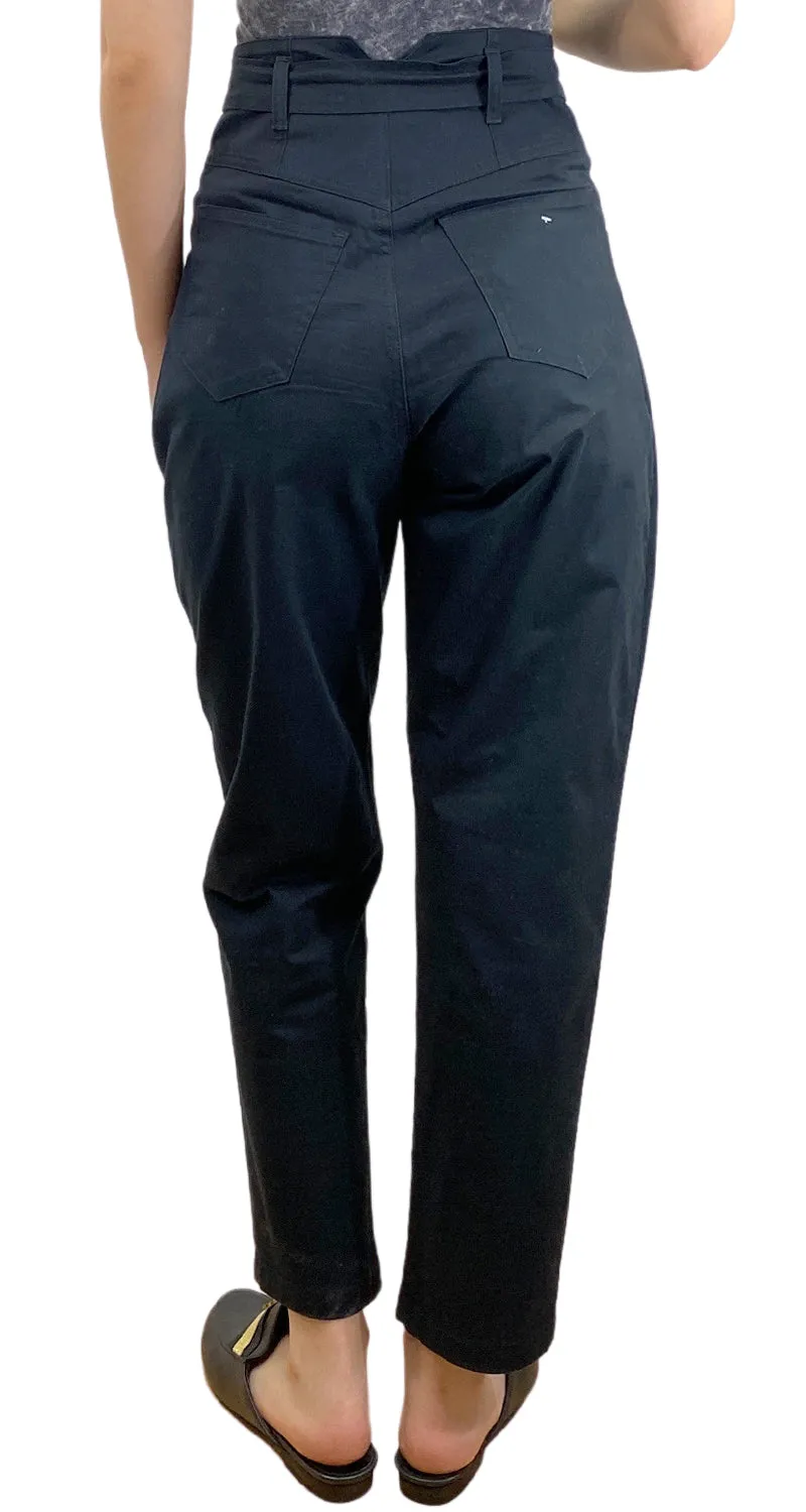 LALALOU Pantalón Tela Negro
