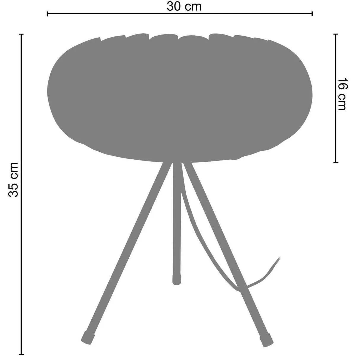Lámpara de Mesa redondo metal aluminio