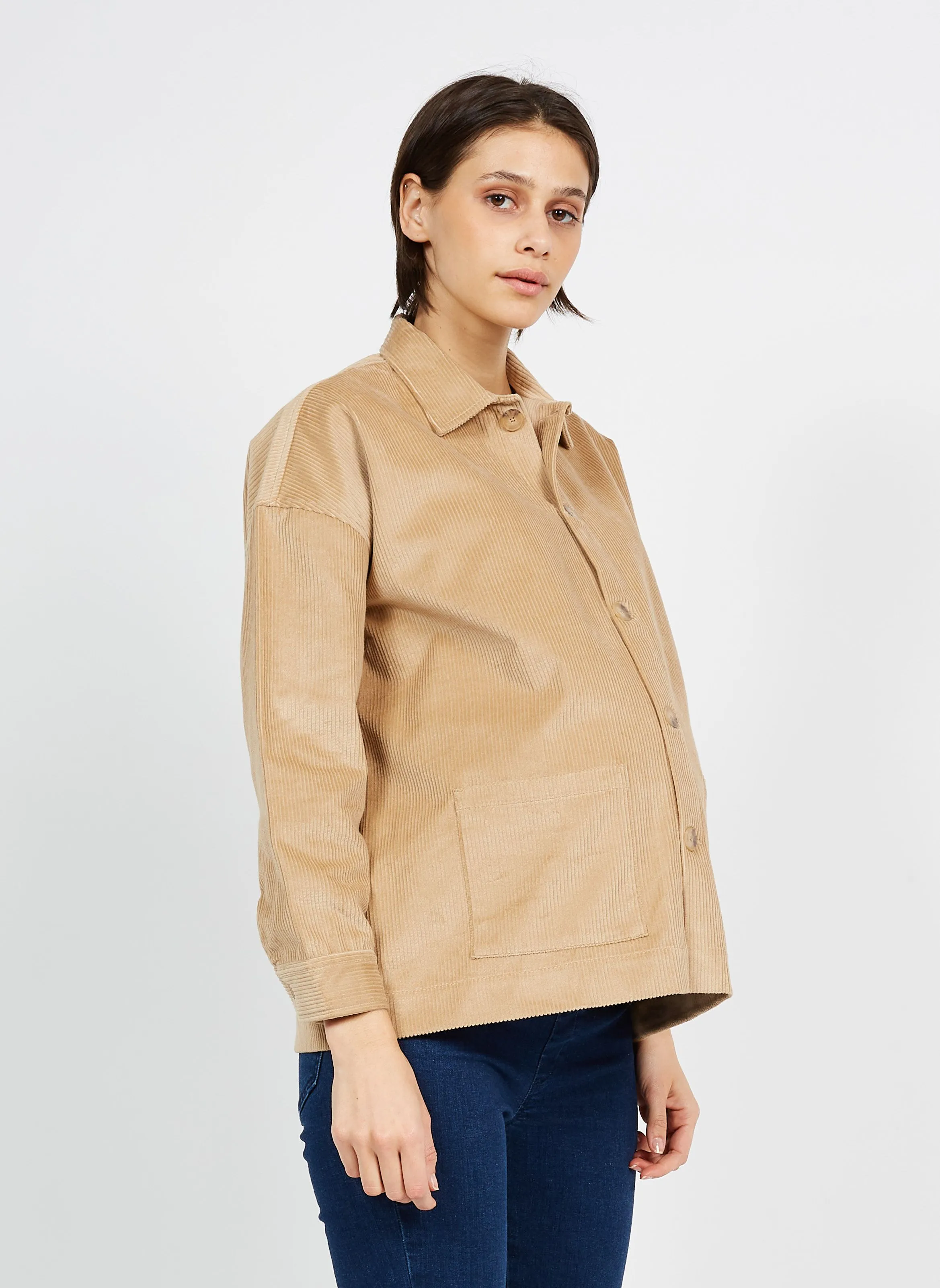 MAI  CHAQUETA DE ALGODóN EN MARRON