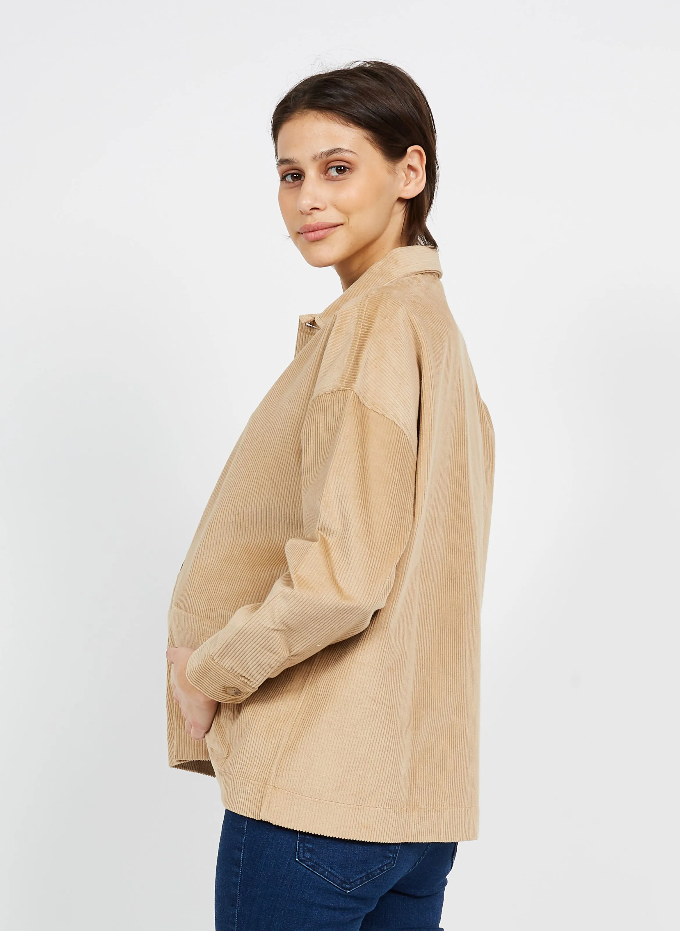 MAI  CHAQUETA DE ALGODóN EN MARRON