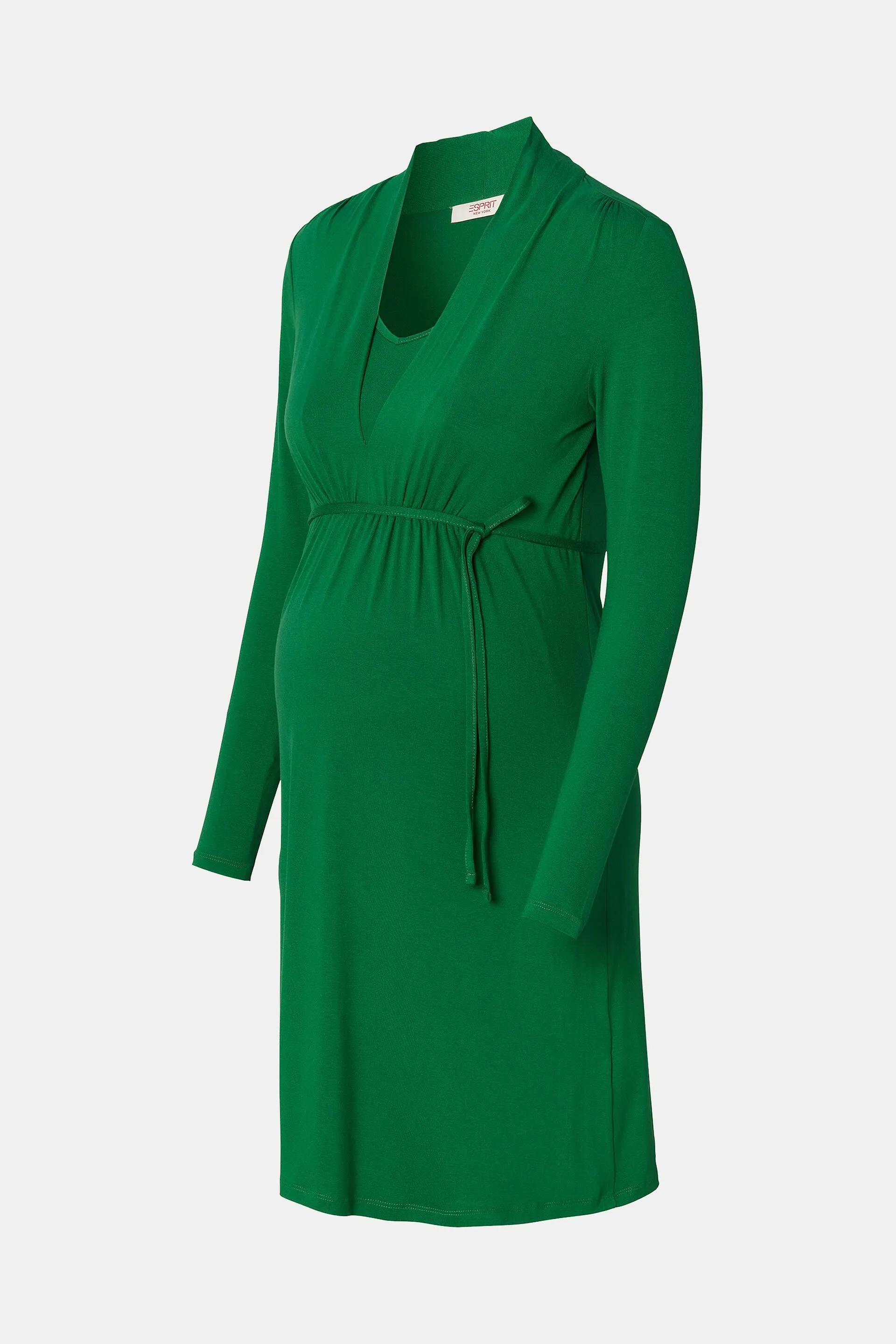 MATERNITY Vestido midi con escote pico