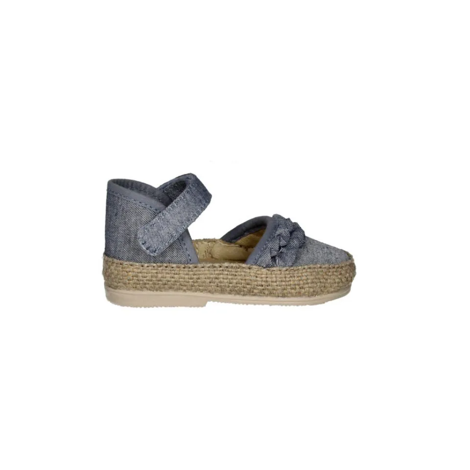 Mercedes Jeans Volantes Con Bandaleta Yute