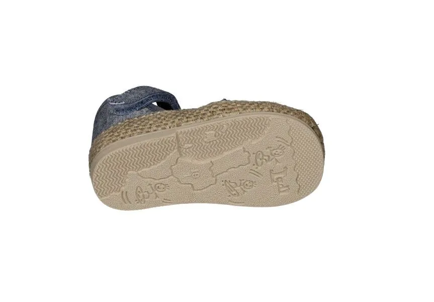 Mercedes Jeans Volantes Con Bandaleta Yute