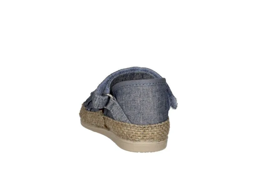 Mercedes Jeans Volantes Con Bandaleta Yute