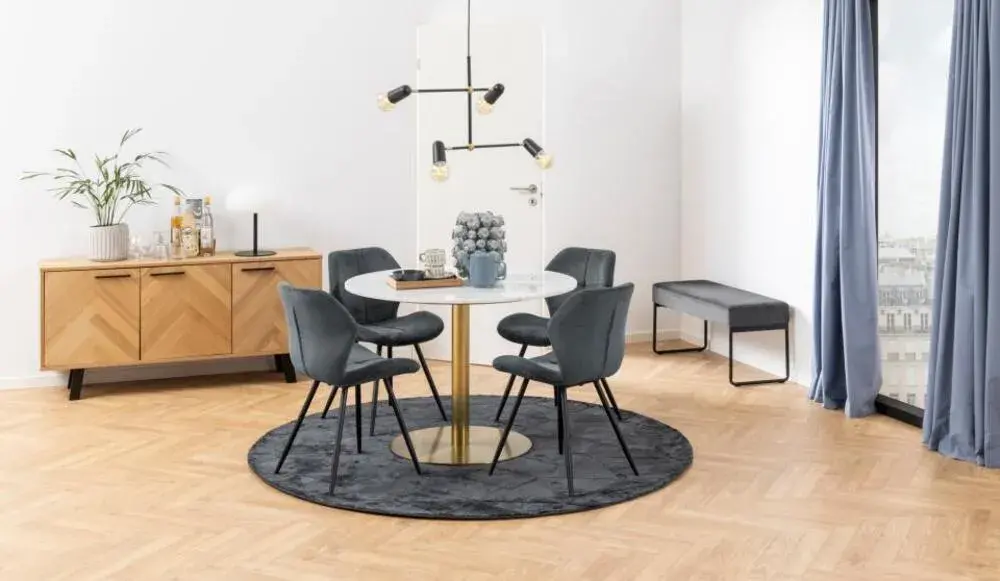 Mesa de comedor corby ø80 x 45 x 45 cm