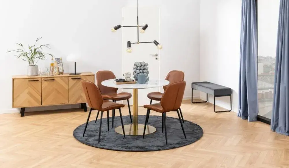 Mesa de comedor corby ø80 x 45 x 45 cm
