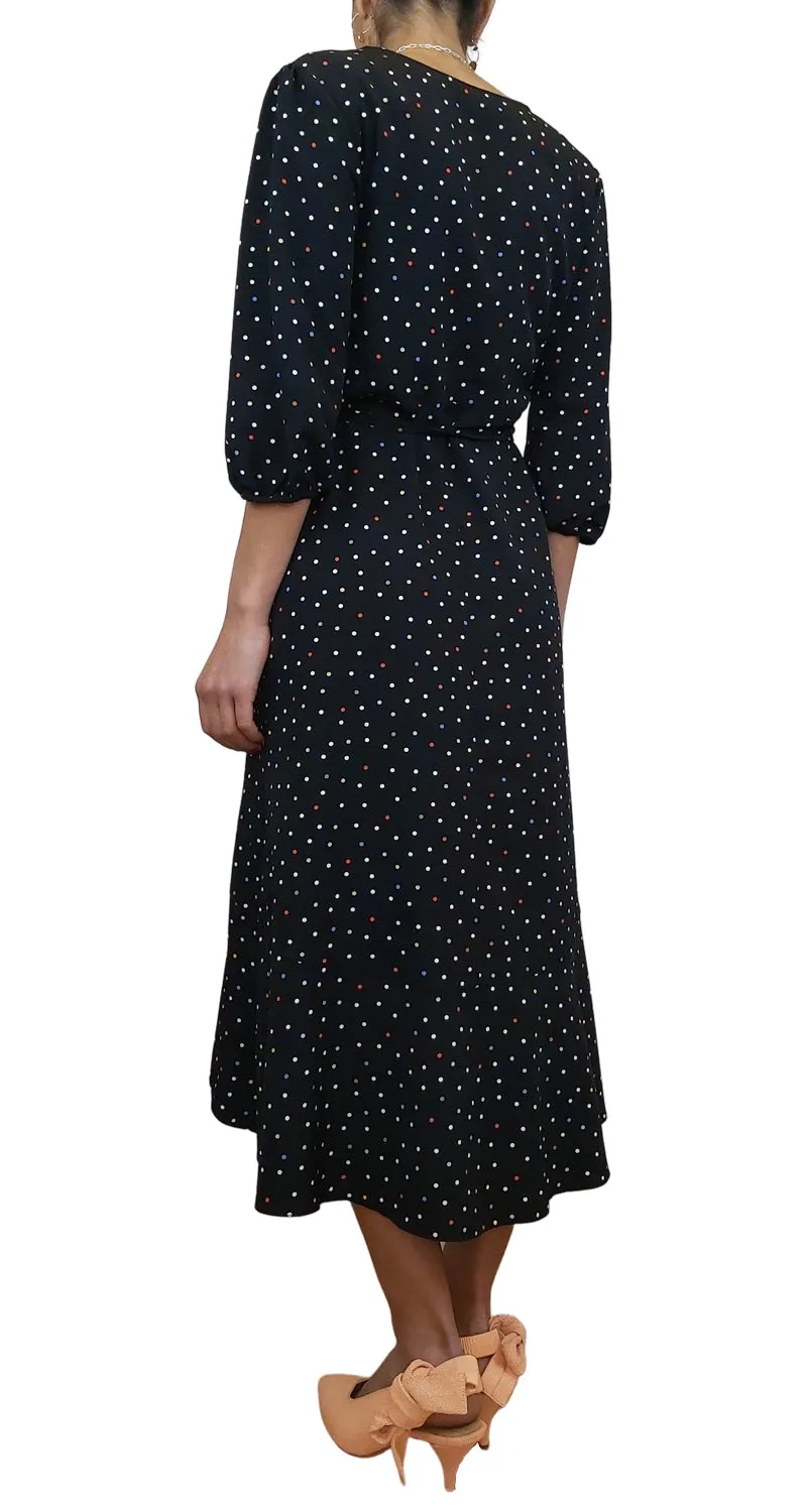 MISS SELFRIDGE Vestido Cruzado Lunares