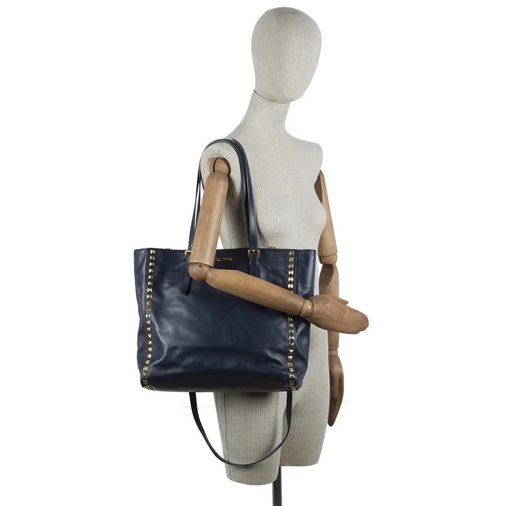 Miu Miu Bolso Shopping Azul