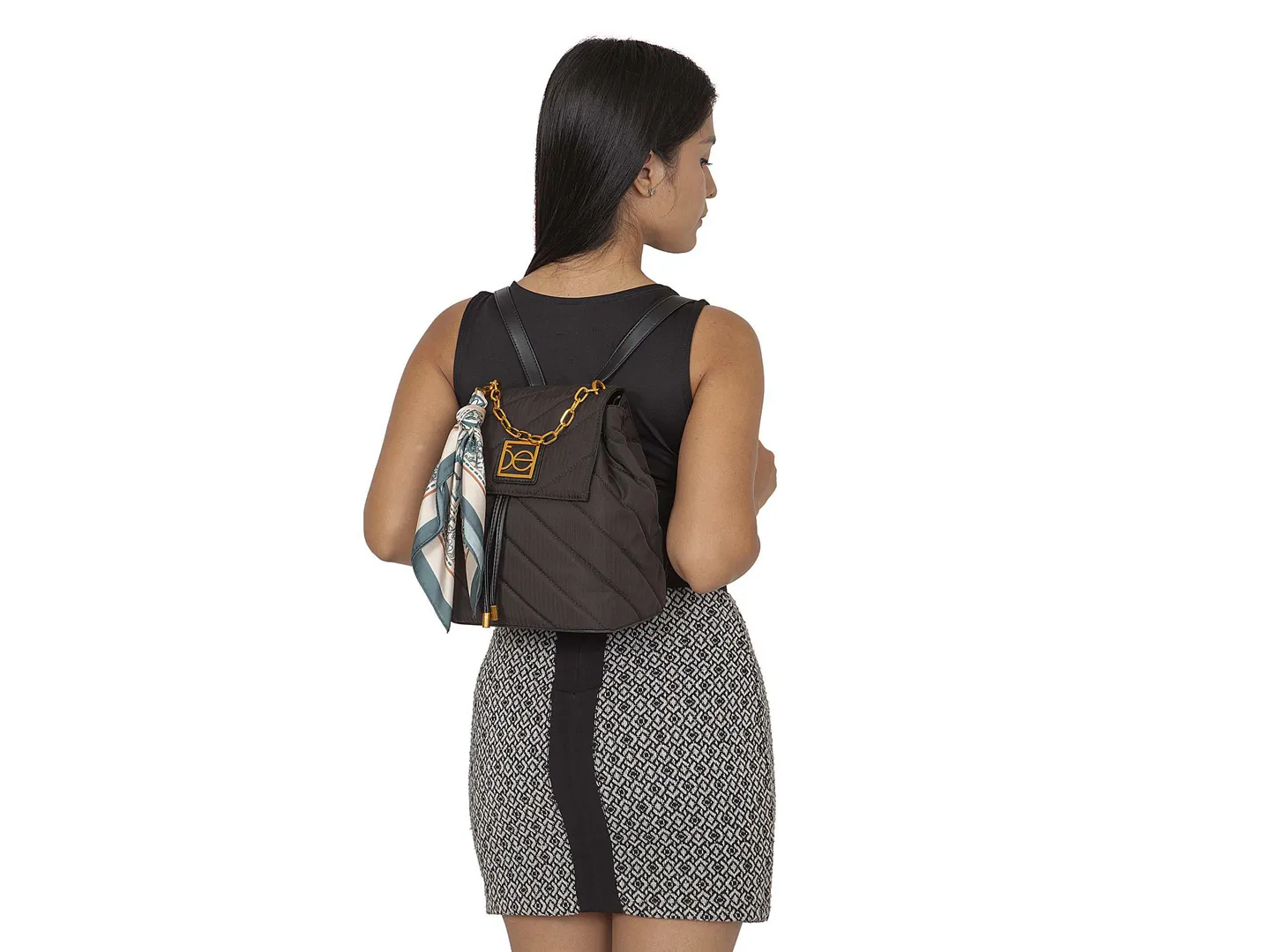 Mochila Cloe 2blco 22834 Color Negro