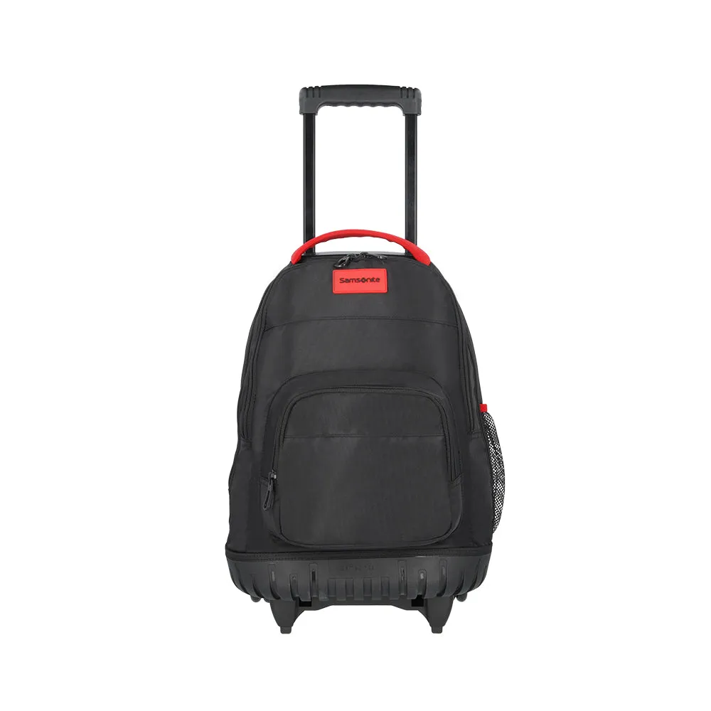 Mochila con ruedas para laptop Acceleration Java negra 16