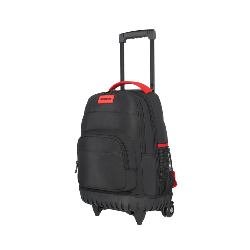 Mochila con ruedas para laptop Acceleration Java negra 16