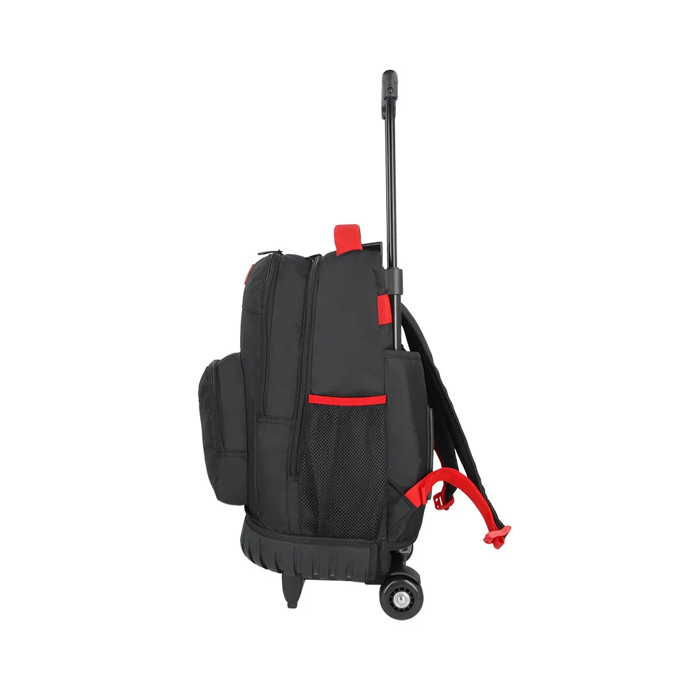 Mochila con ruedas para laptop Acceleration Java negra 16
