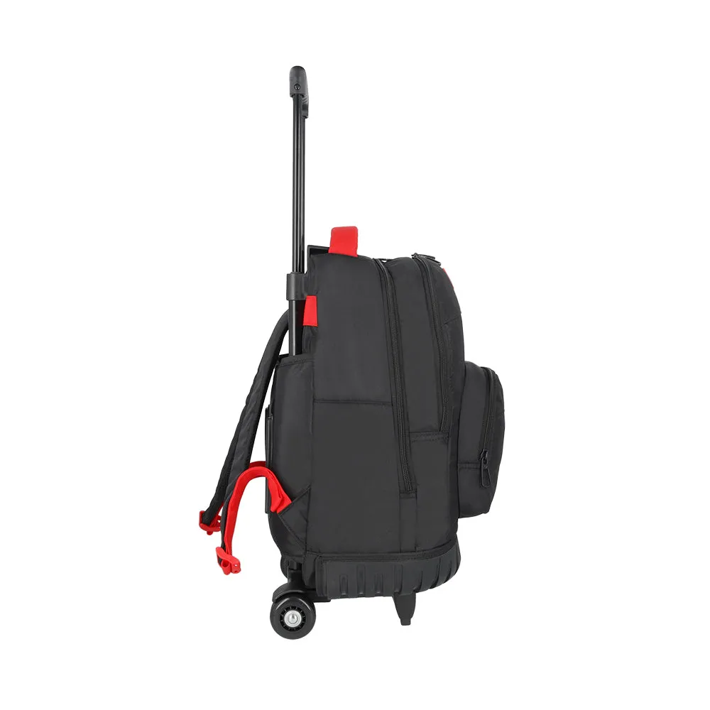 Mochila con ruedas para laptop Acceleration Java negra 16