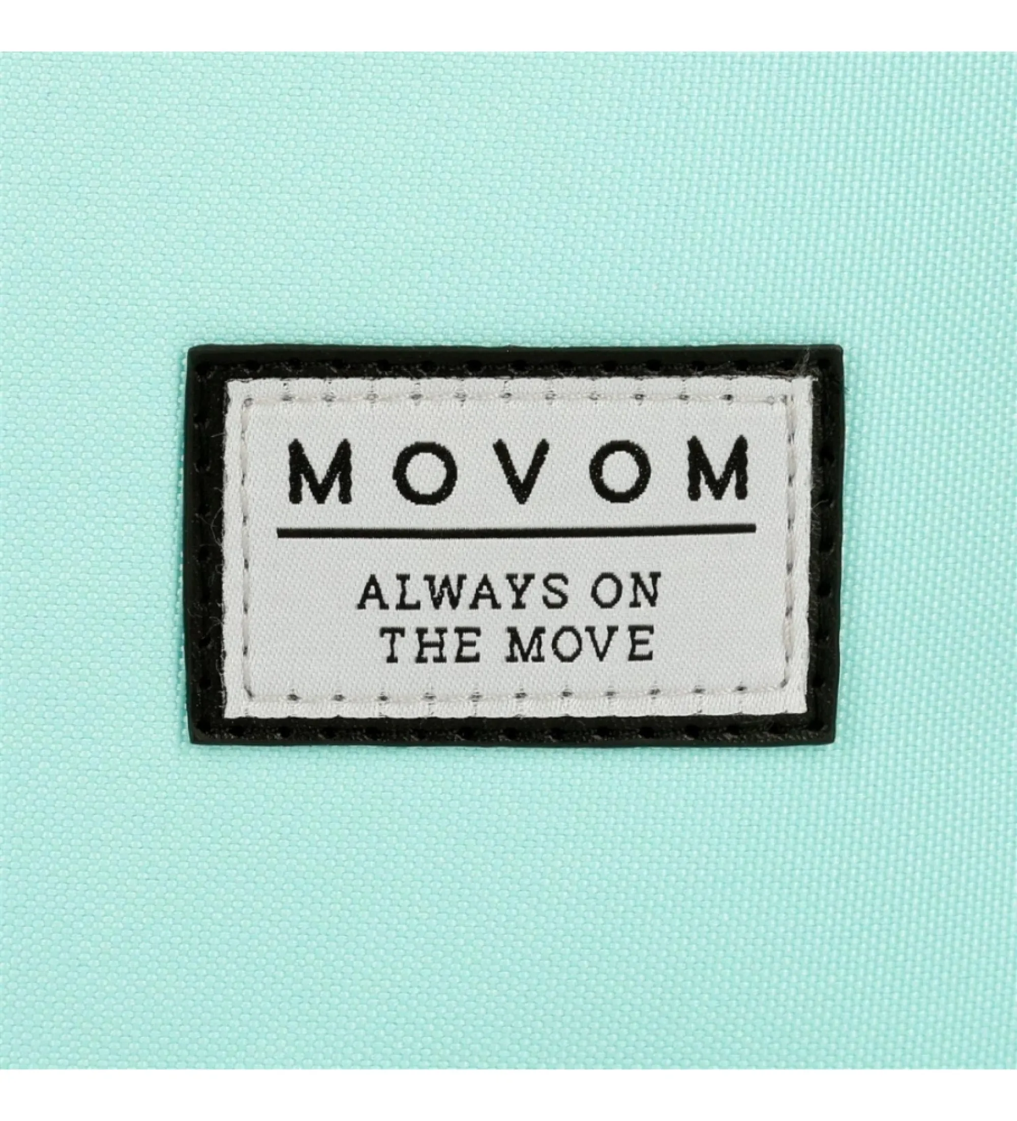 Mochila doble compartimento Movom Always on the move con carro azul claro