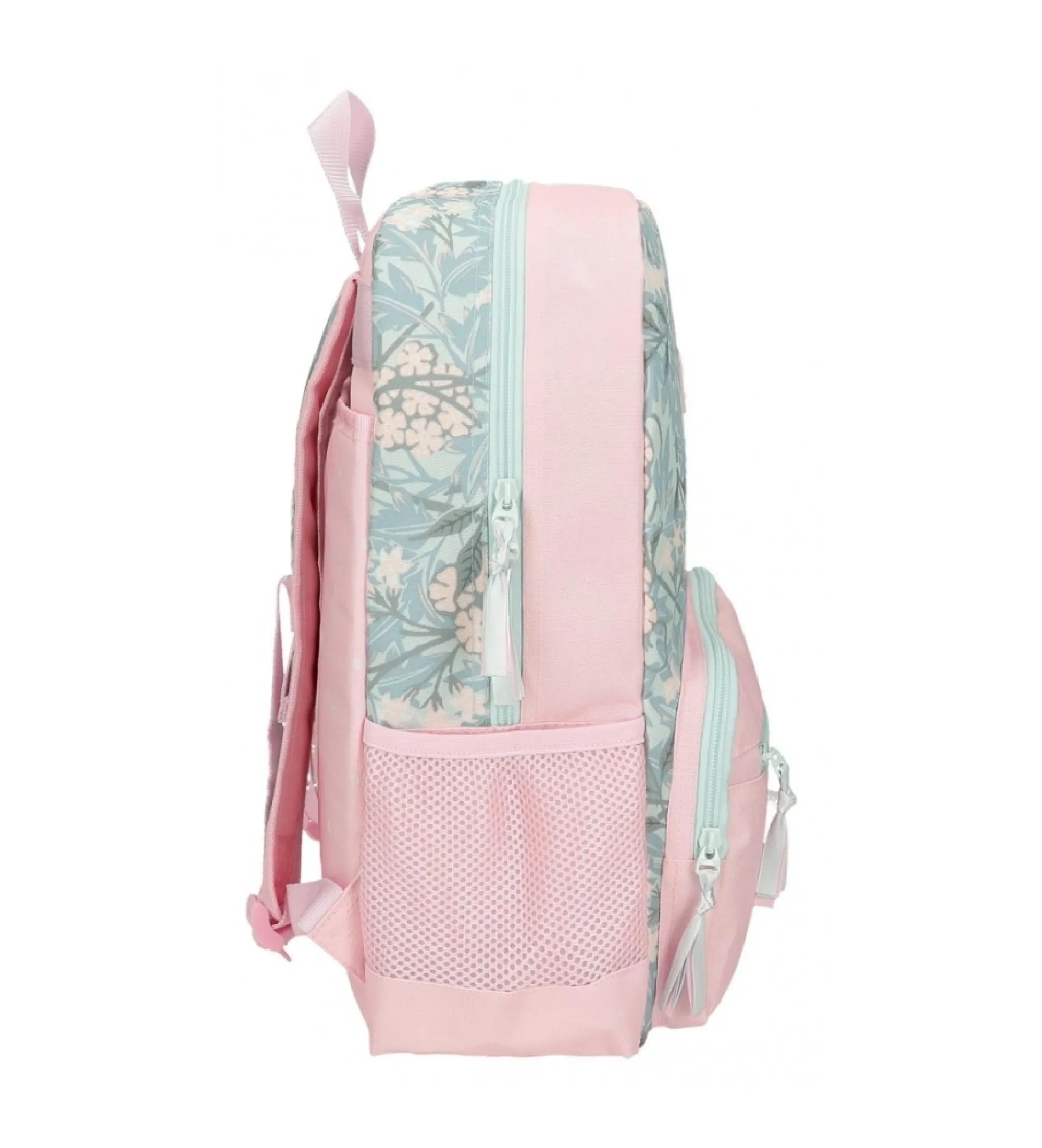 Mochila escolar Roll Road Spring is here 42 cm adaptable a carro rosa