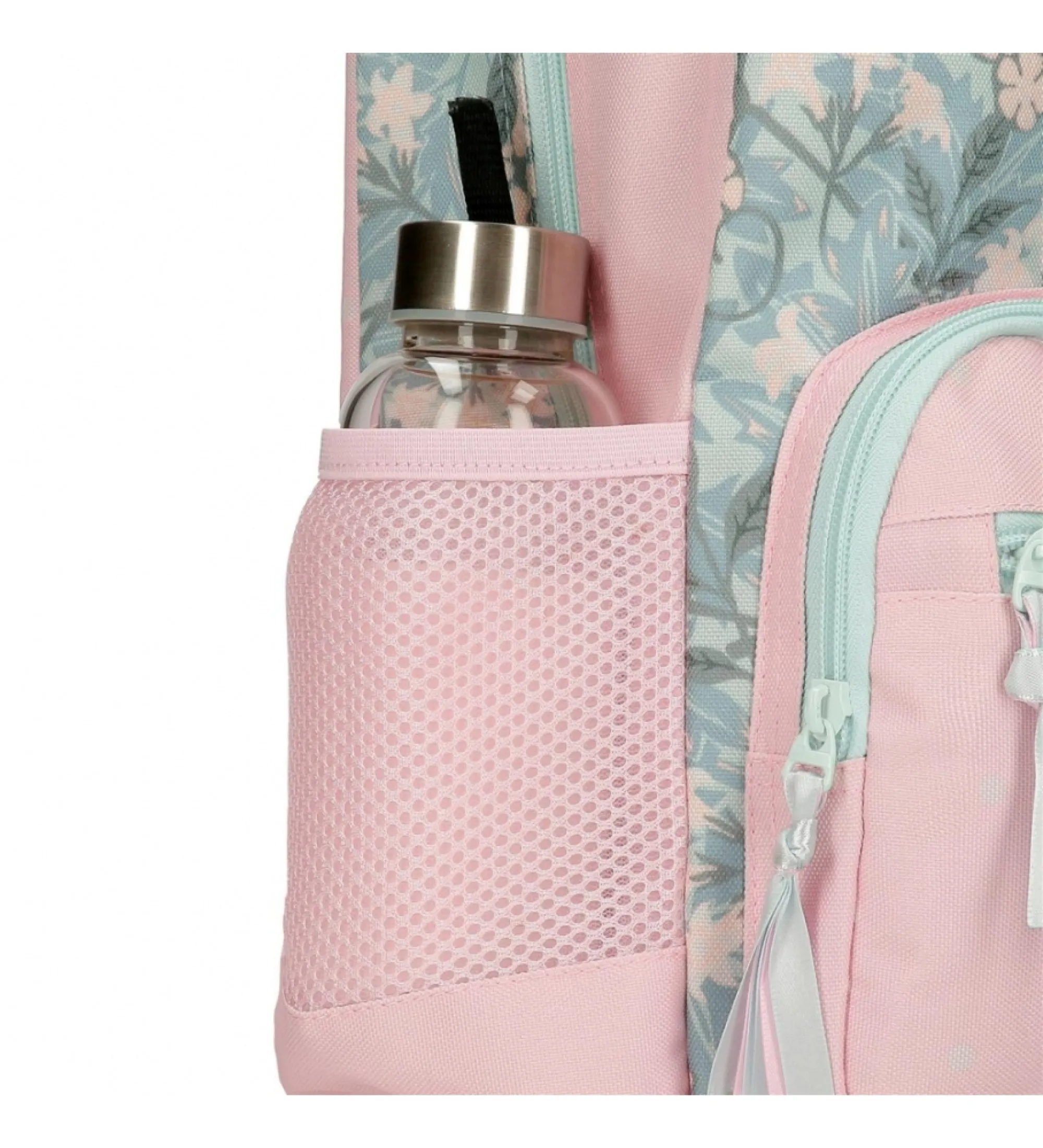 Mochila escolar Roll Road Spring is here 42 cm adaptable a carro rosa