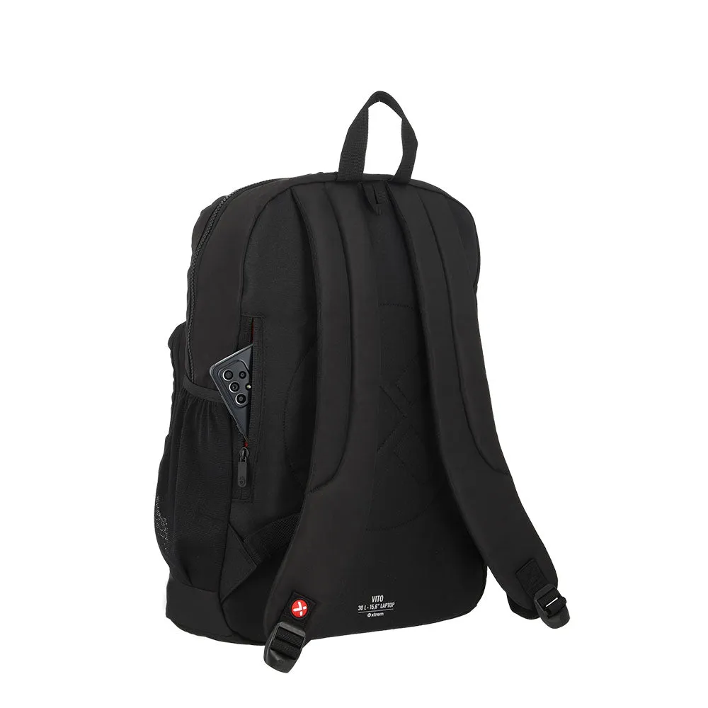 Mochila para laptop mujer Vito 15.6'' negra
