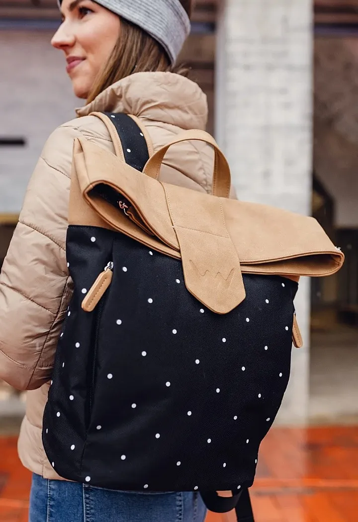 MOCHILA VUCH MELLORA DOTTY  BROWN  WOMEN´S