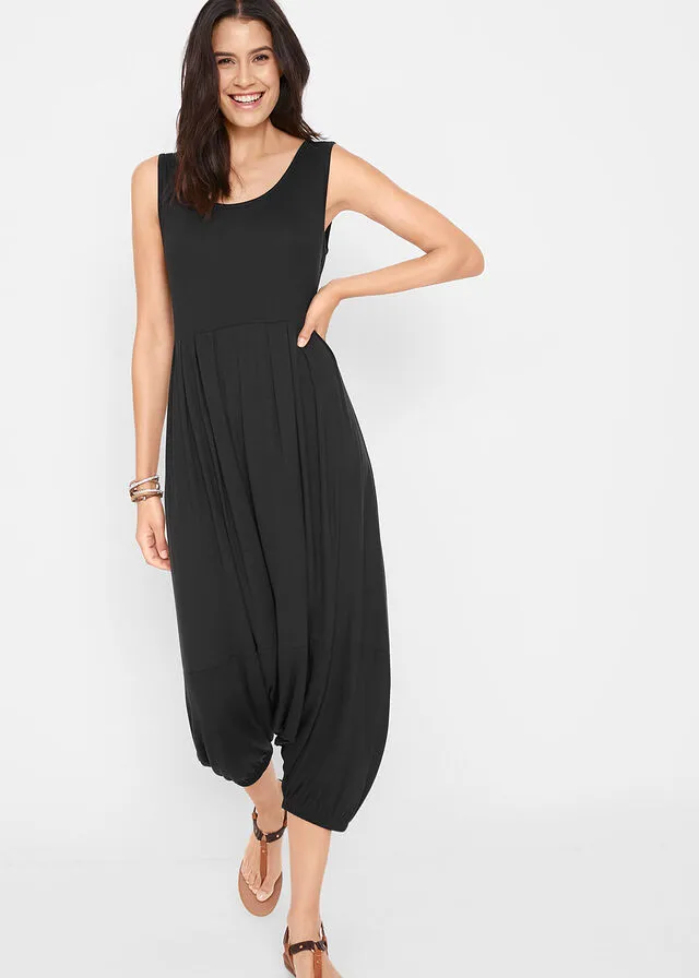 Mono con pantalón bombacho Negro