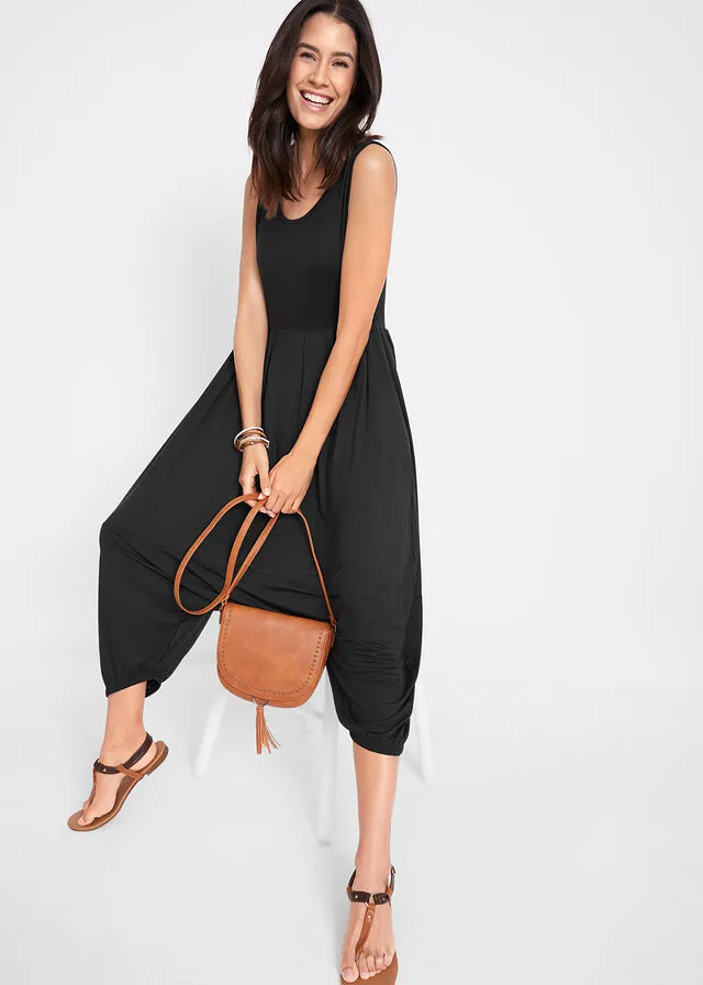 Mono con pantalón bombacho Negro
