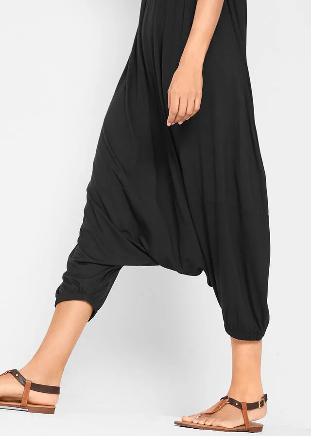 Mono con pantalón bombacho Negro
