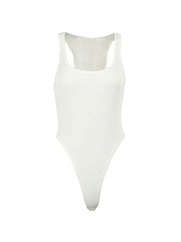 Mono de punto con cuello halter