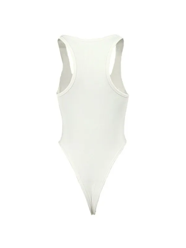 Mono de punto con cuello halter