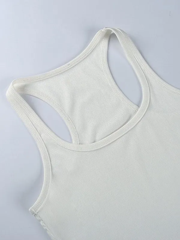 Mono de punto con cuello halter
