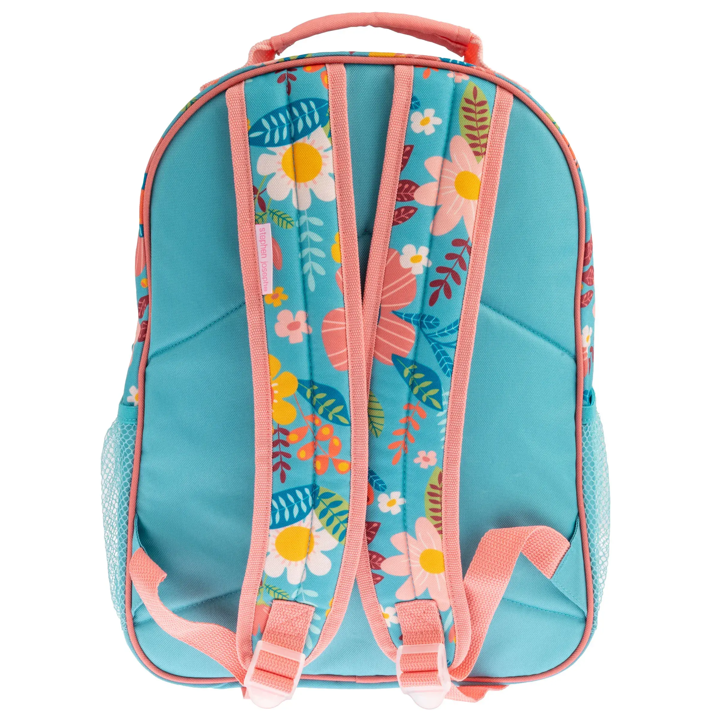 Morral all over print flor turquesa