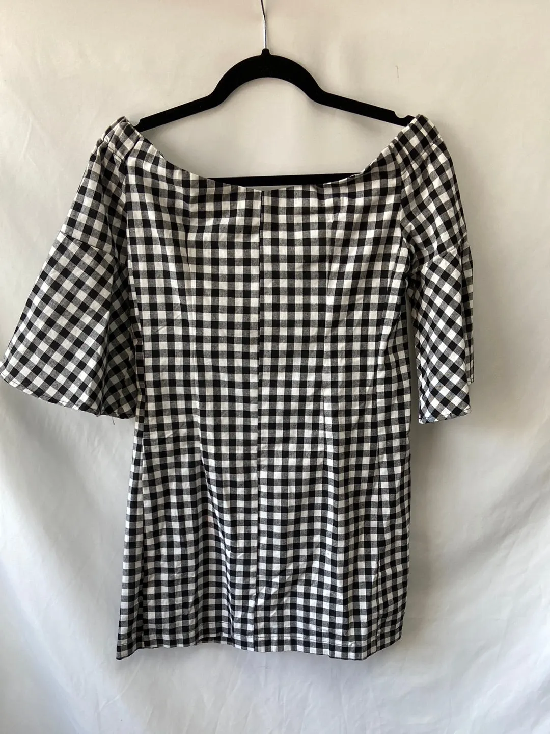 MYGIRLS.Vestido cuadros botones T.m