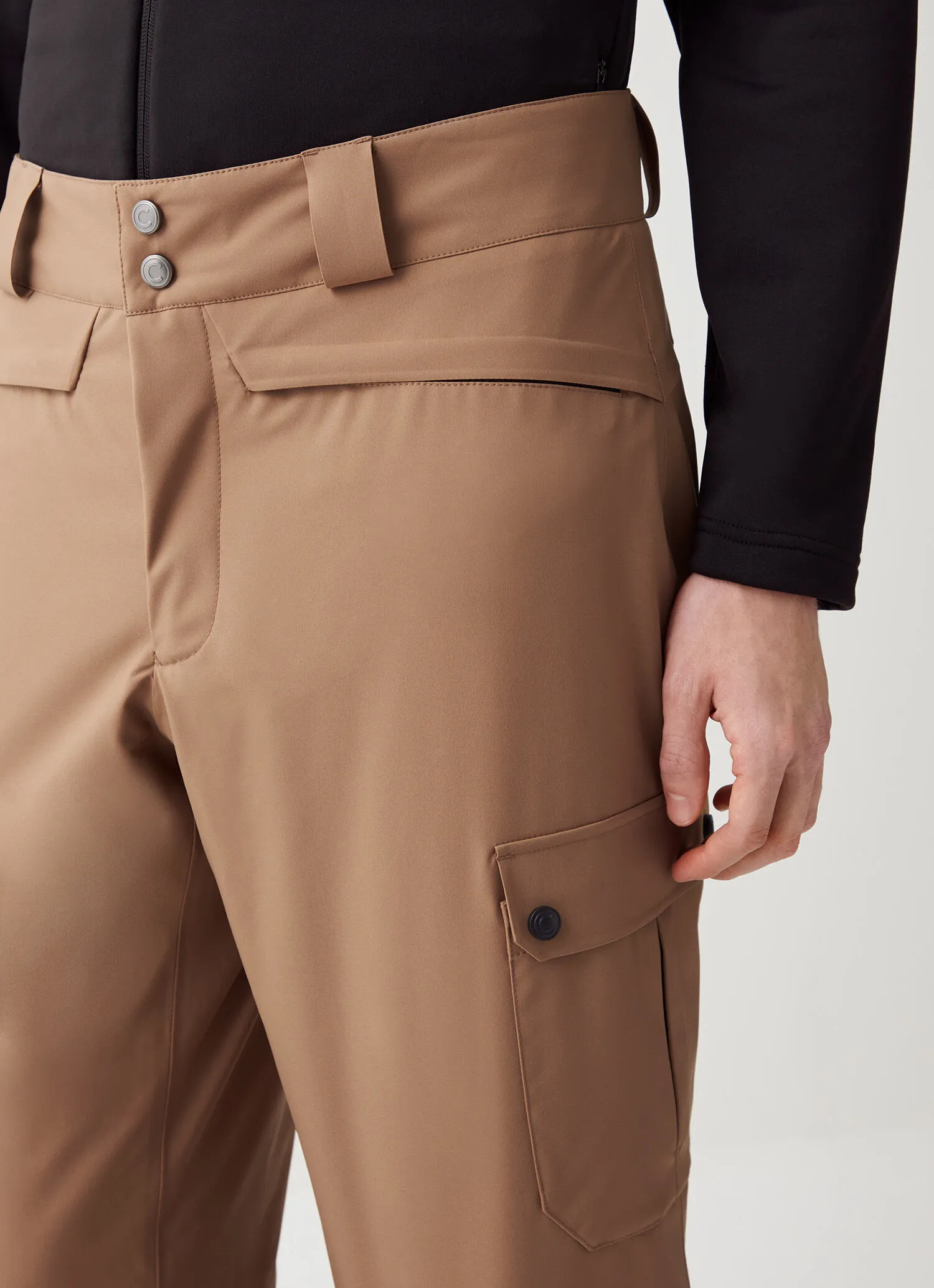 Pantalón de esquí acolchado con bolsillos laterales