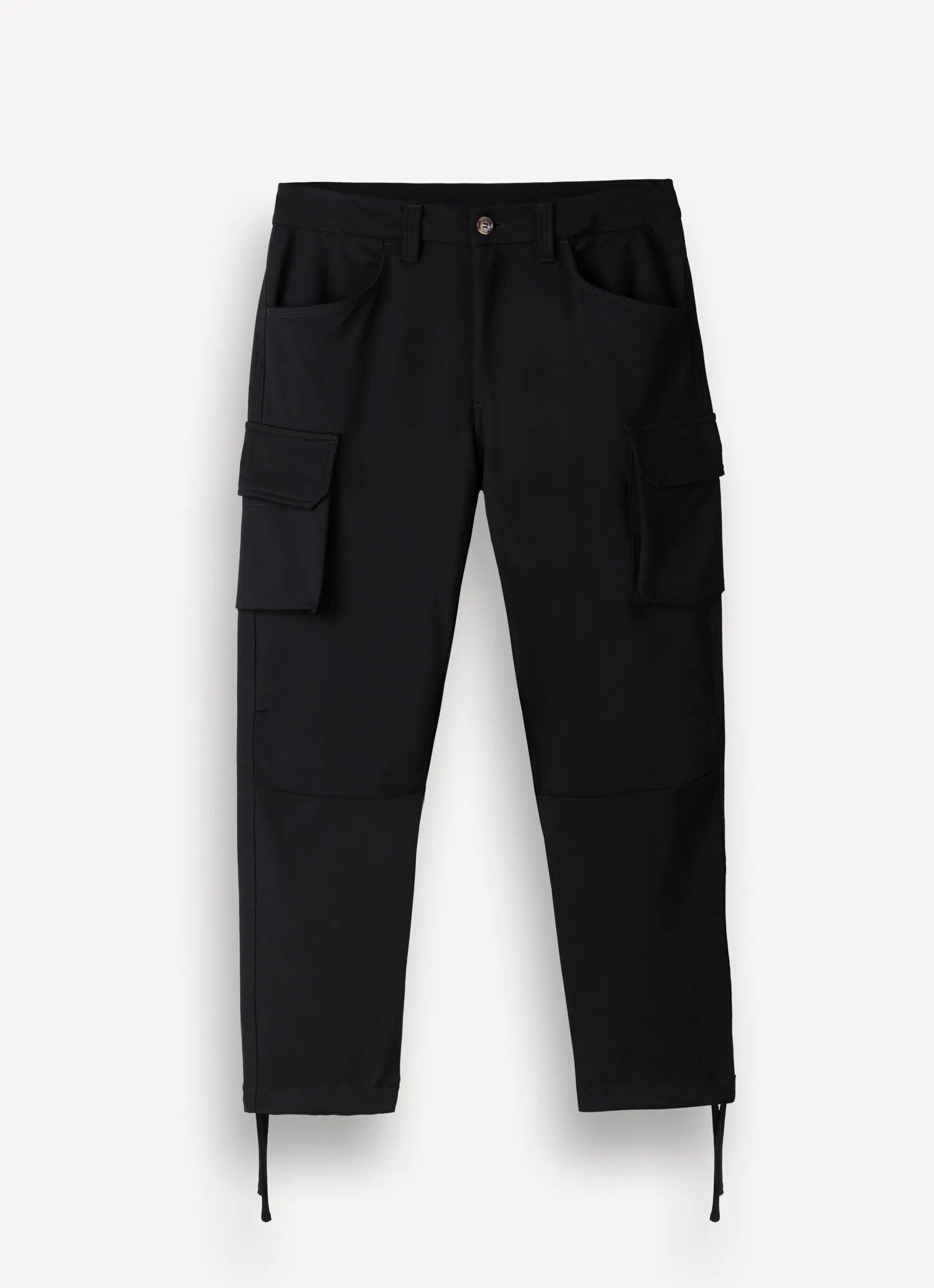 Pantalón de interlock con bolsillos grandes