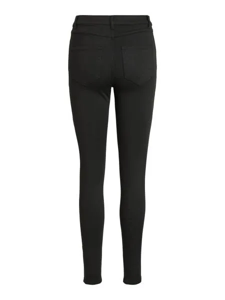 Pantalon Vila Stay Negro para Mujer