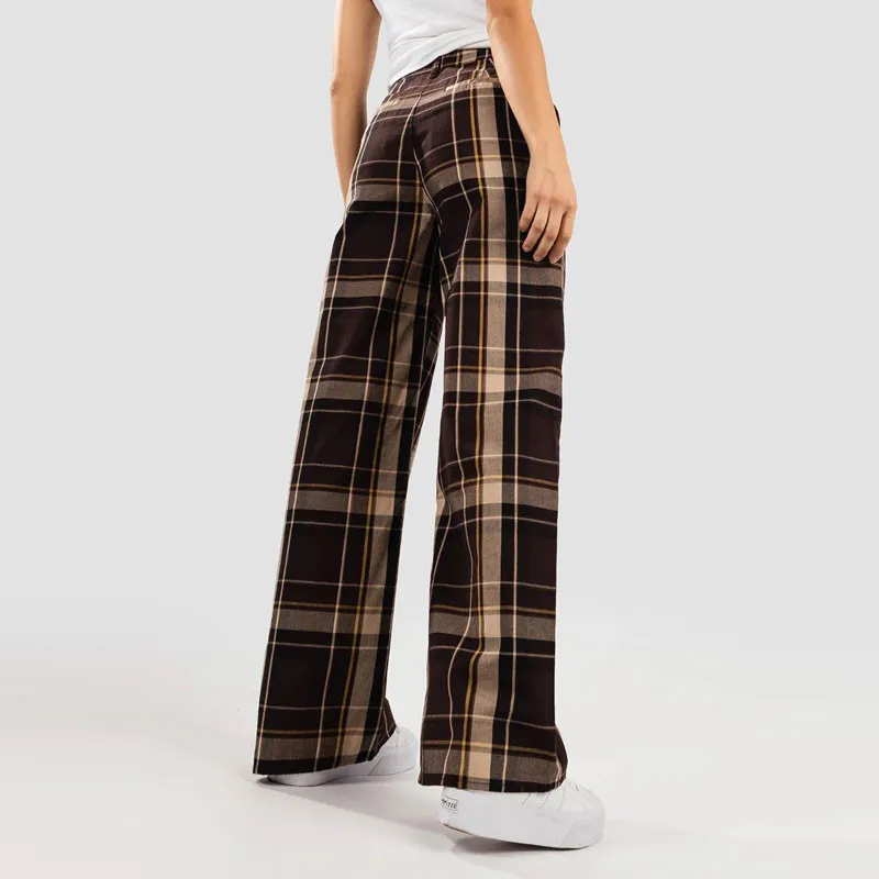 Pantalón Brixton: Victory Fl Wide Leg Pant (Seal Brw Bt Gld)