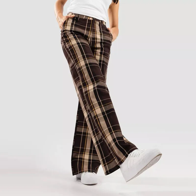 Pantalón Brixton: Victory Fl Wide Leg Pant (Seal Brw Bt Gld)