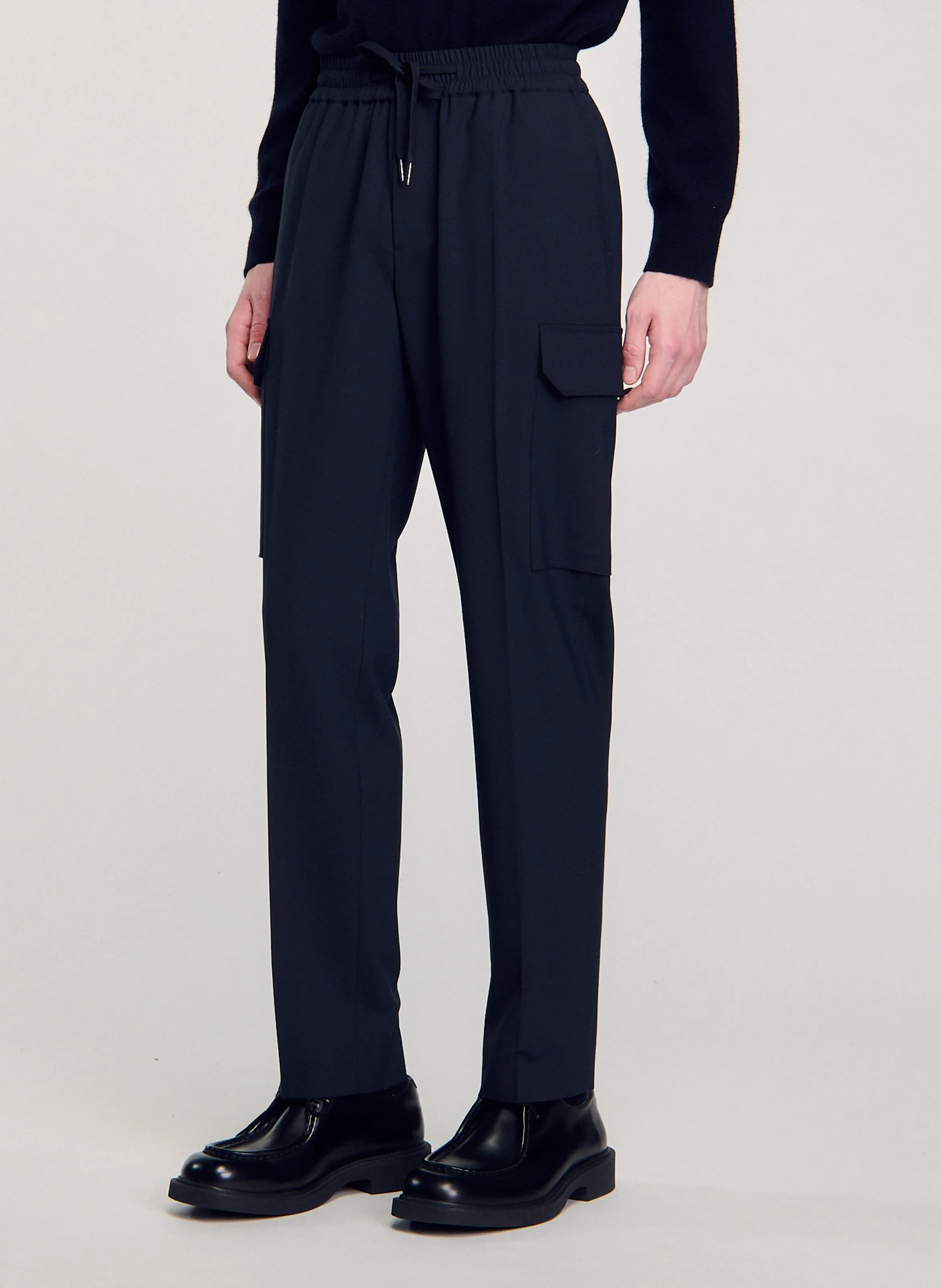 Pantalón cargo en azul