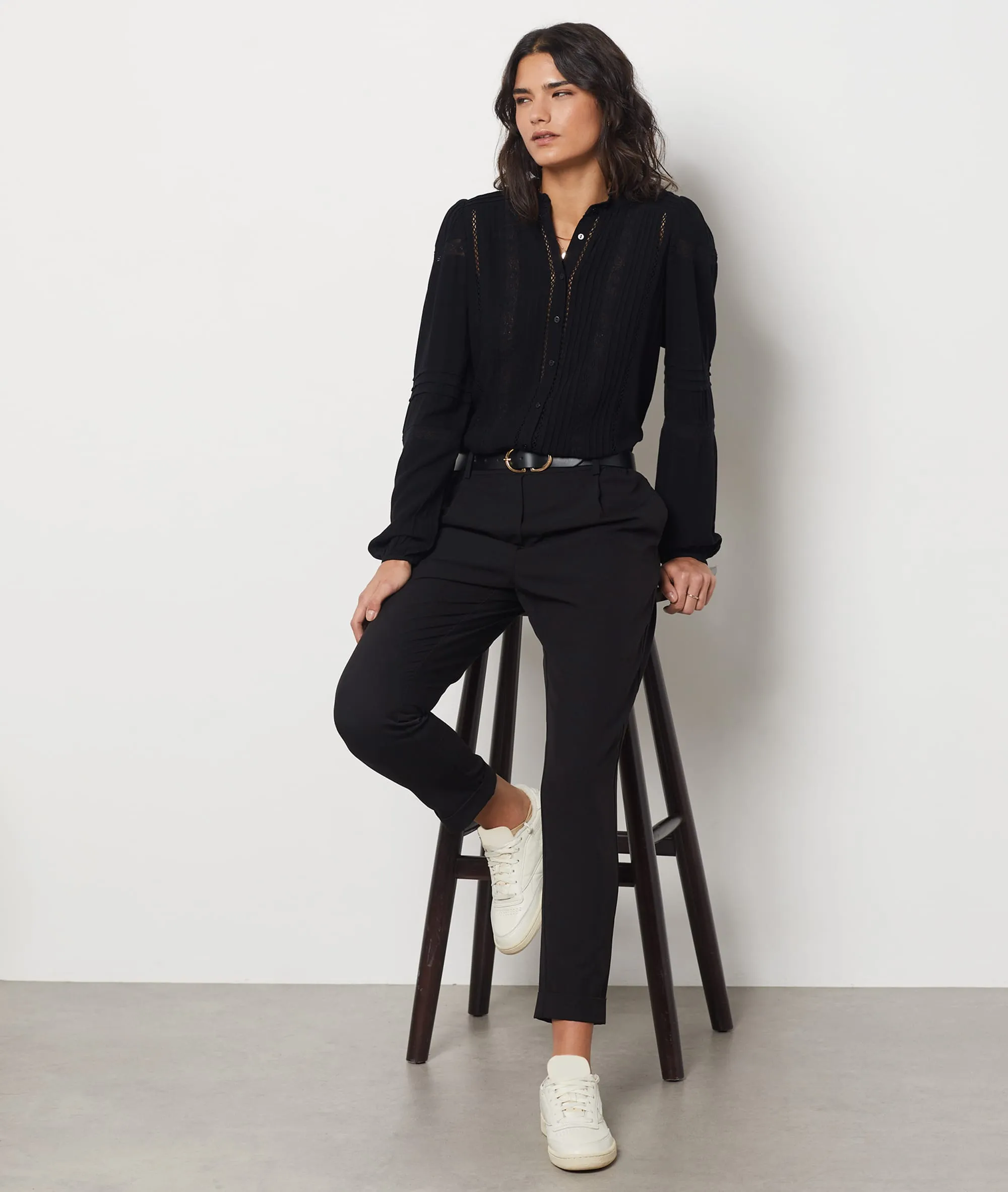 PANTALóN CIGARRETTE POMAN NOIR  ETAM