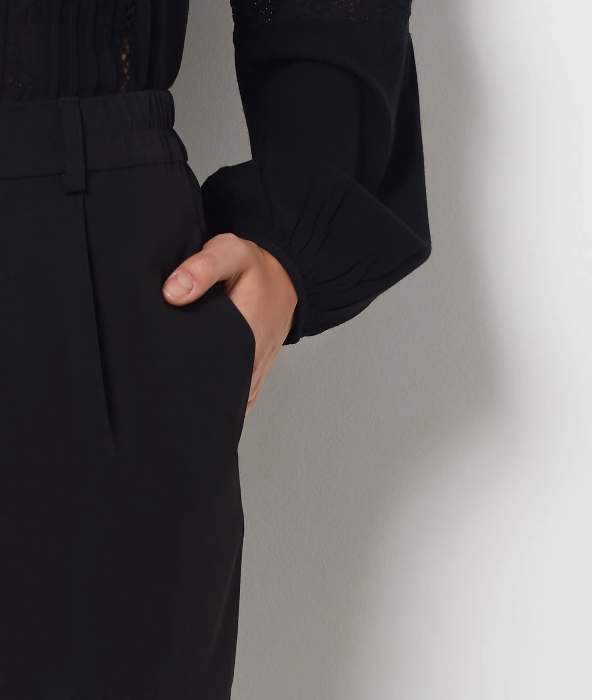 PANTALóN CIGARRETTE POMAN NOIR  ETAM